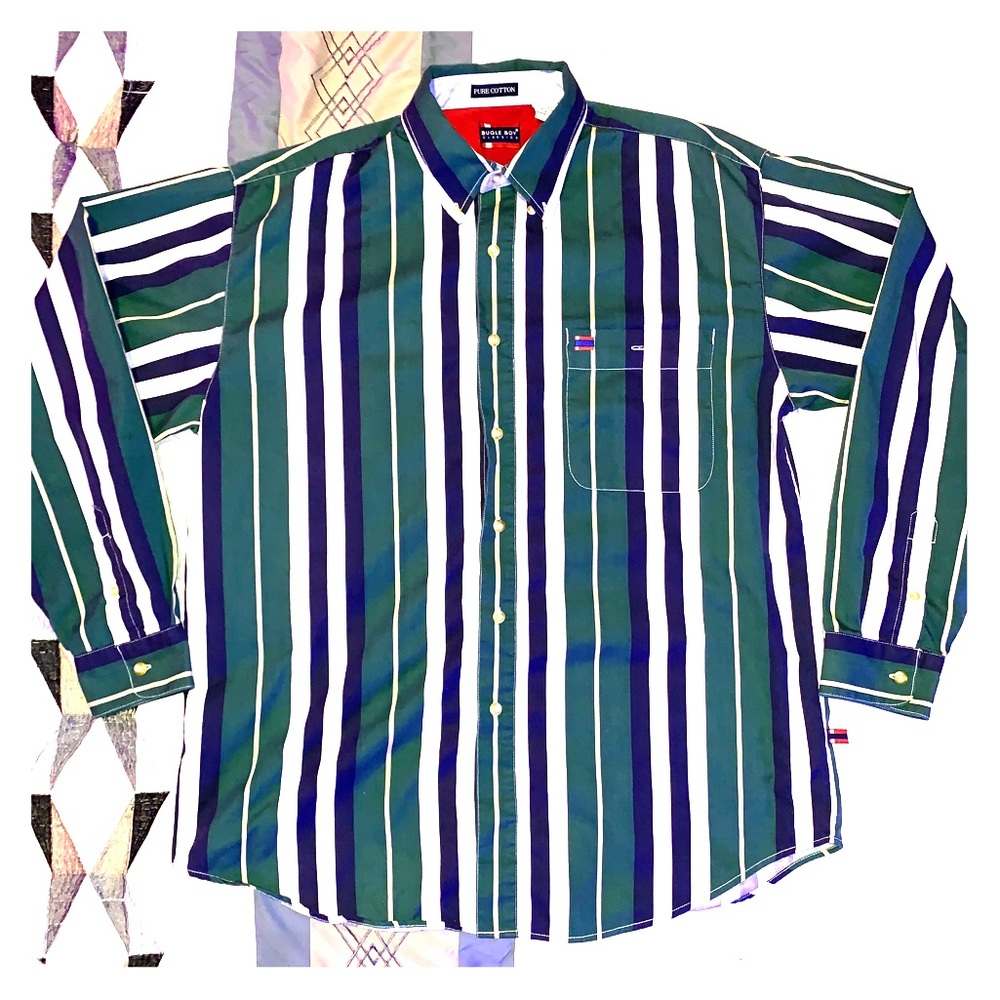 90s Tommy Hilfiger Inspired Button Down Shirt